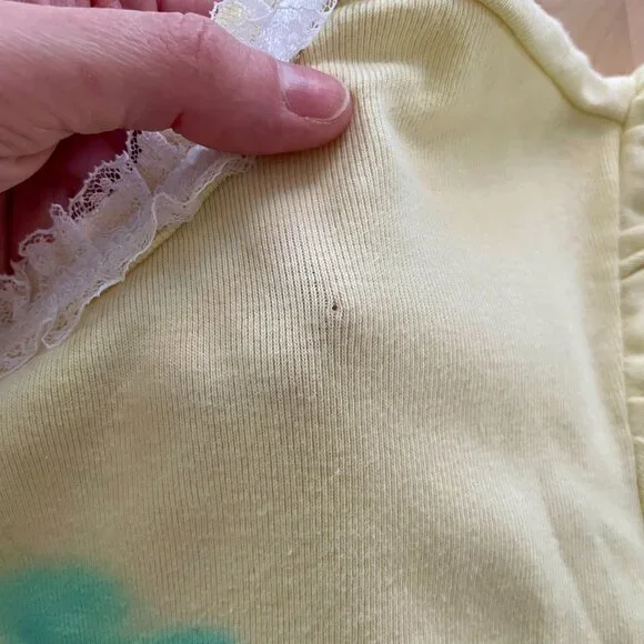 Teddy Fresh Women's Cowboy Teddy Bear Western Top Shirt with Lace Trim size XS - Picture 5 of 8